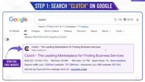 Clutch website