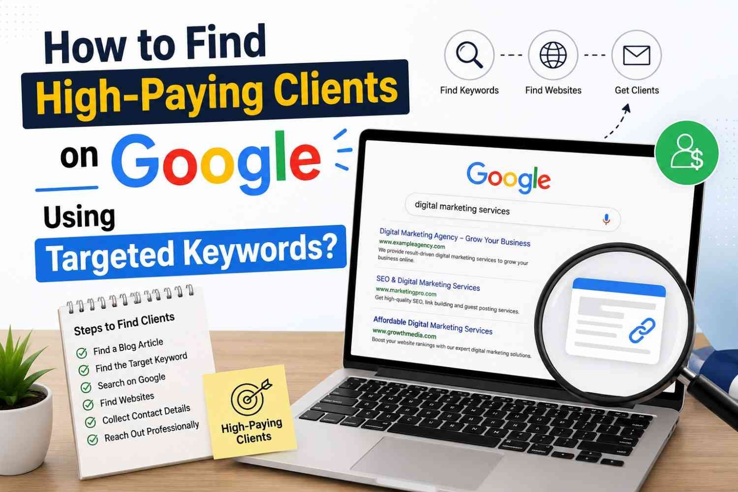 How to Find High-Paying Clients on Google Using Targeted Keywords?