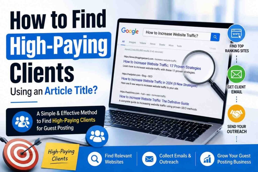 How to Find High-Paying Clients Using an Article Title
