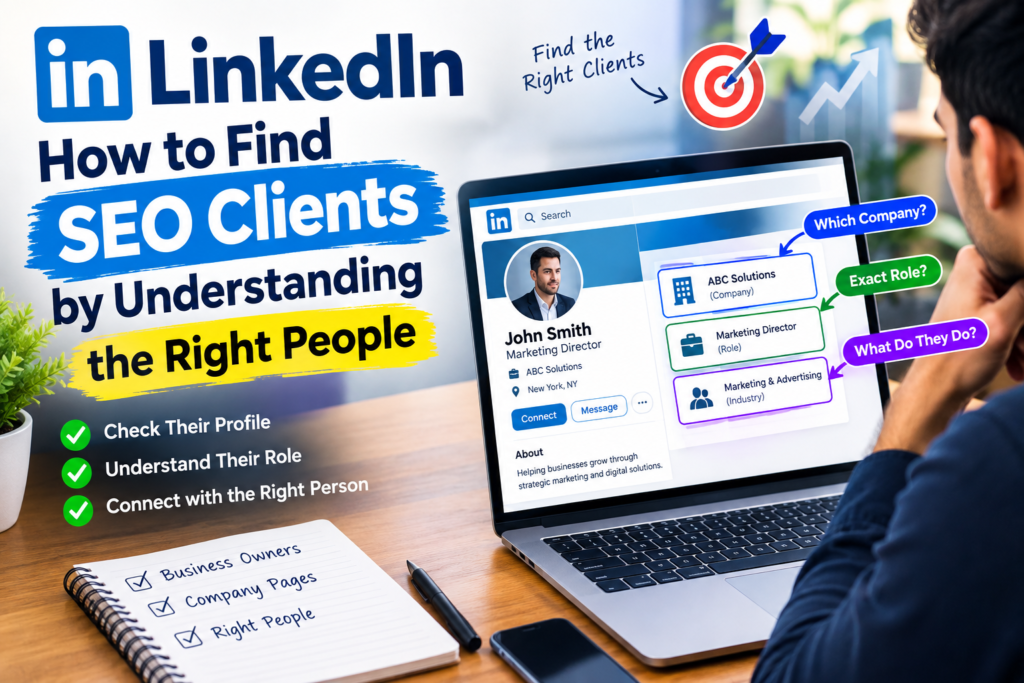How to Find SEO Clients on LinkedIn by Understanding the Right People