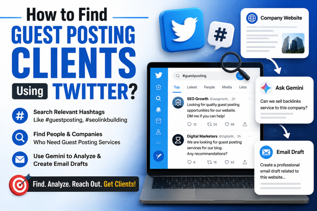 How to Find Guest Posting Clients Using Twitter?