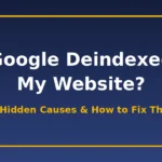 Google Deindexed My Website